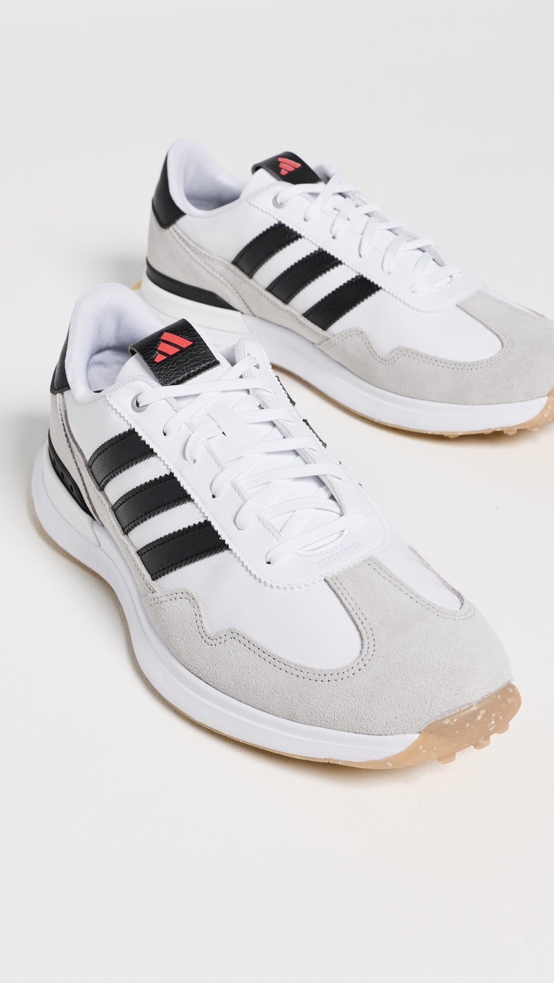 S2G 26 Textile Spikeless Golf Shoes Ftwr White/Core Black/Grey Two