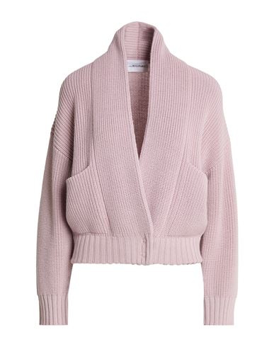 Woman Cardigan Pink Size 6 Wool
