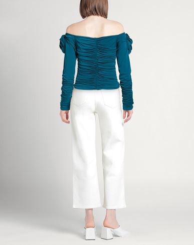 Woman Top Deep teal Size 8 Polyester, Elastane