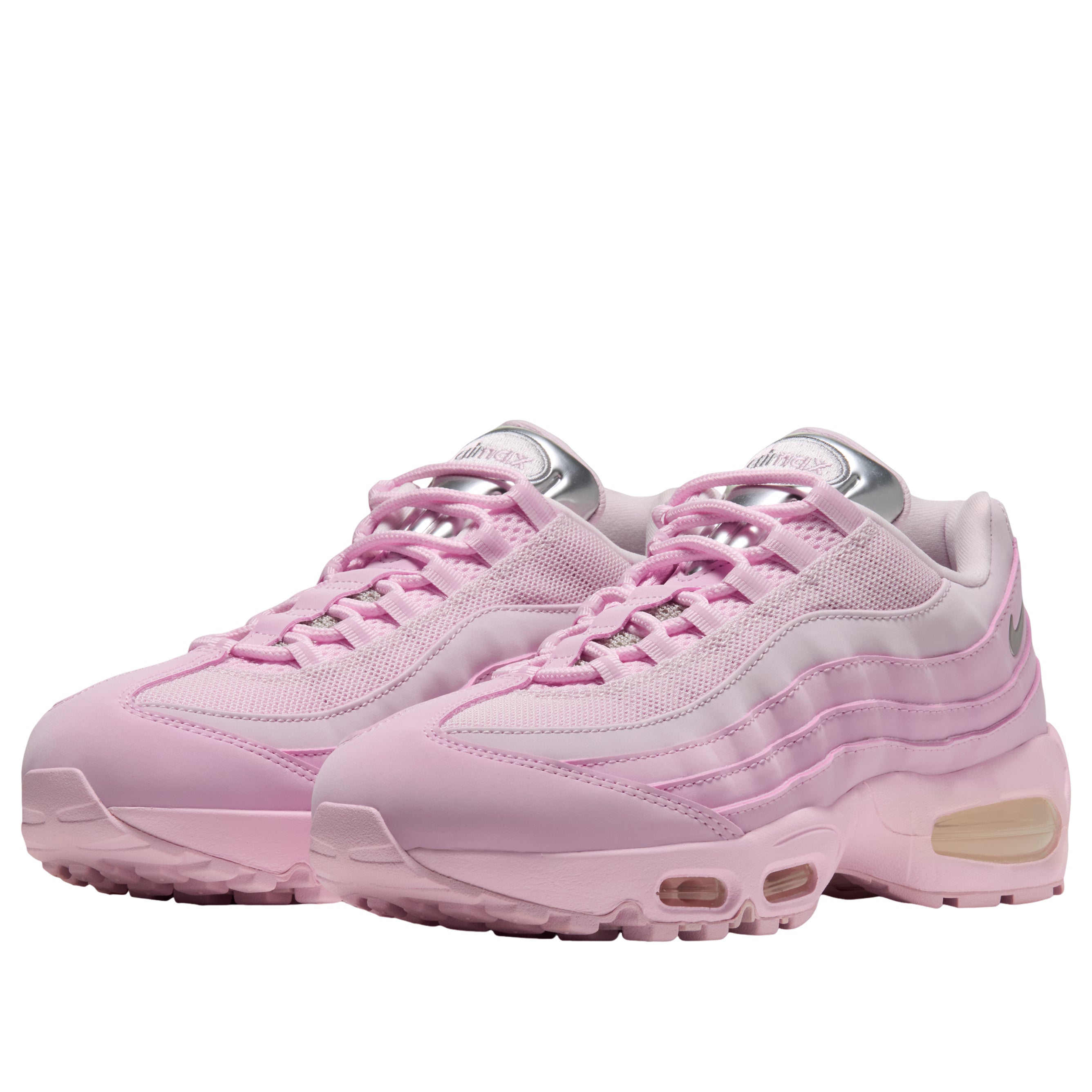 (WMNS) Air Max 95 Big Bubble Chrome 'Pink Foam Pearl Pink'