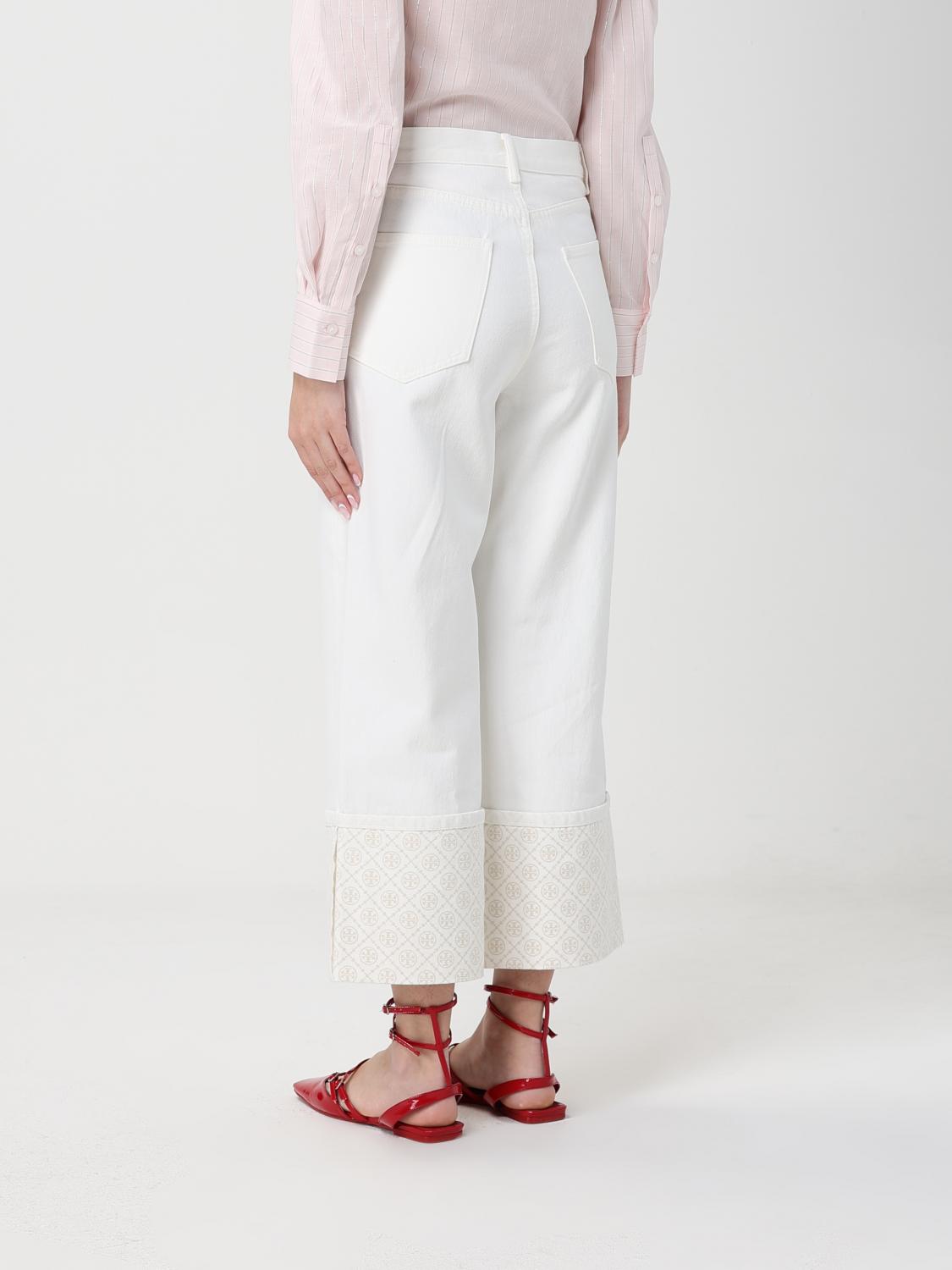 Jeans Woman color White