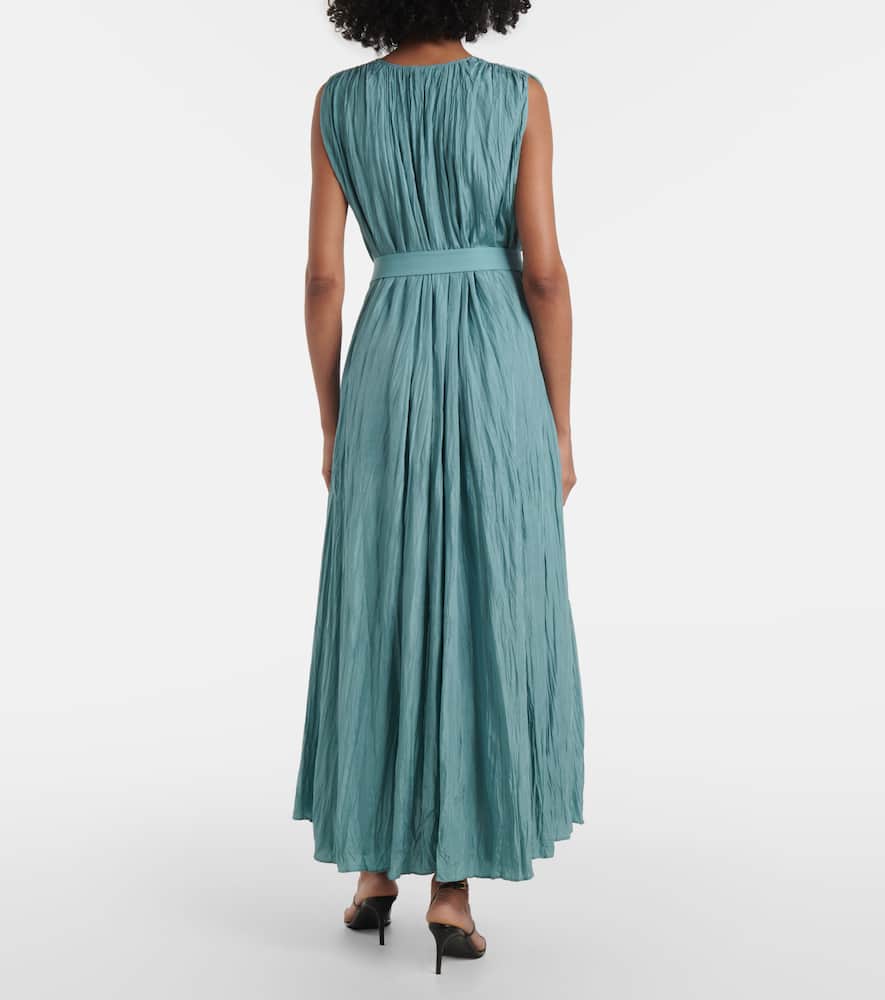 Martini silk maxi dress