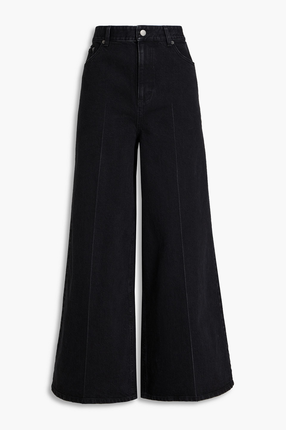 High-rise wide-leg jeans