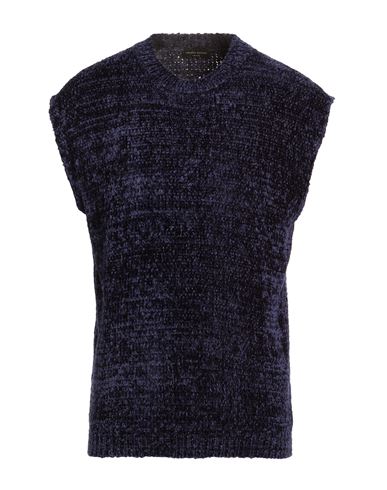 Man Sweater Navy Size 38 Cotton
