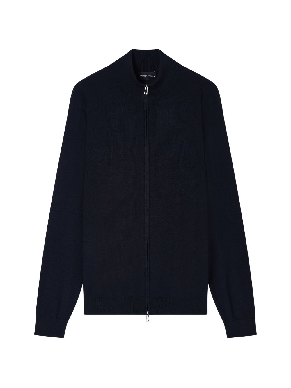 Wool Knit Cardigan — Navy