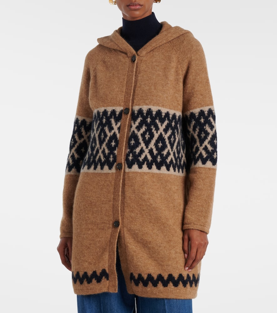 Moscova mohair and wool-blend cardigan