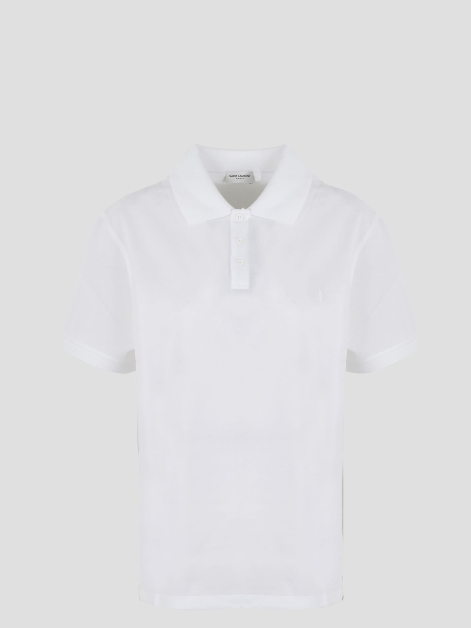 Buttoned Short-sleeved Polo Shirt