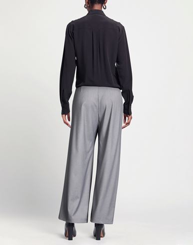 Woman Pants Grey Size 8 Polyester, Viscose, Elastane