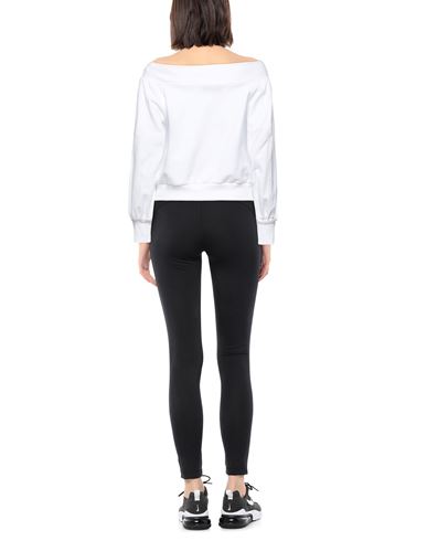 Athleisure Woman Sweatshirt White Size 10 Cotton, Elastane