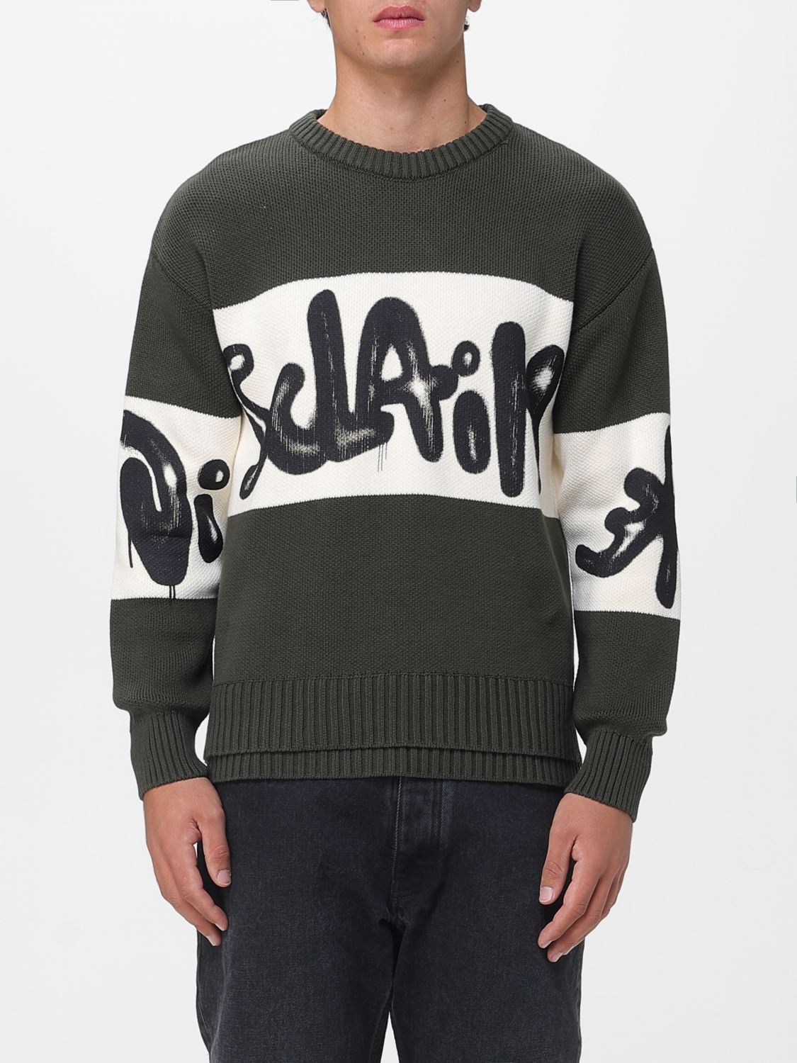 Sweater Men color Green