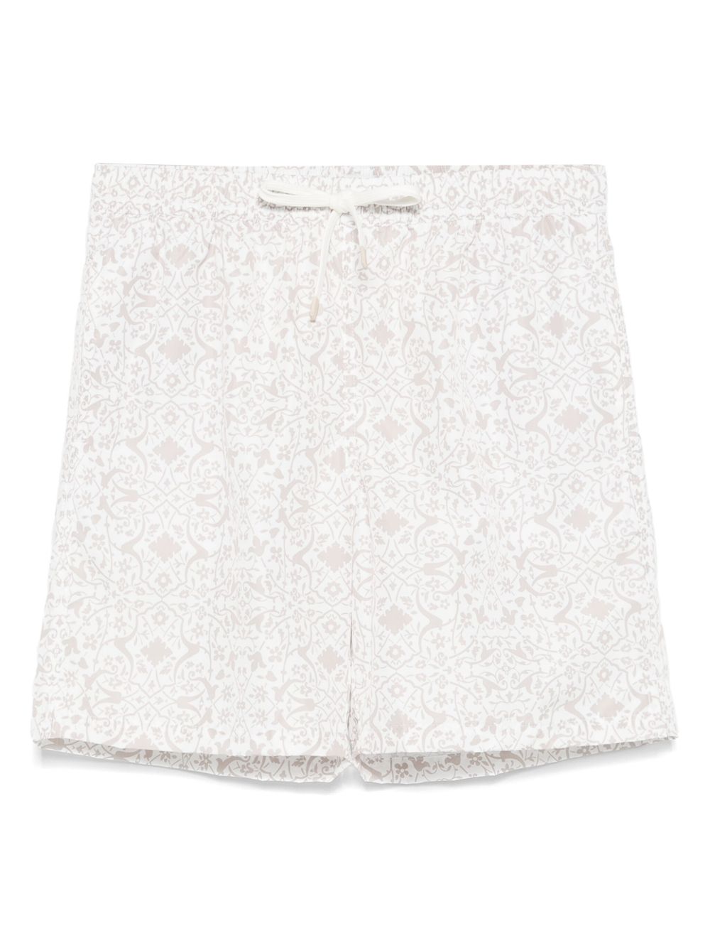 Floral-print swim shorts - Neutrals