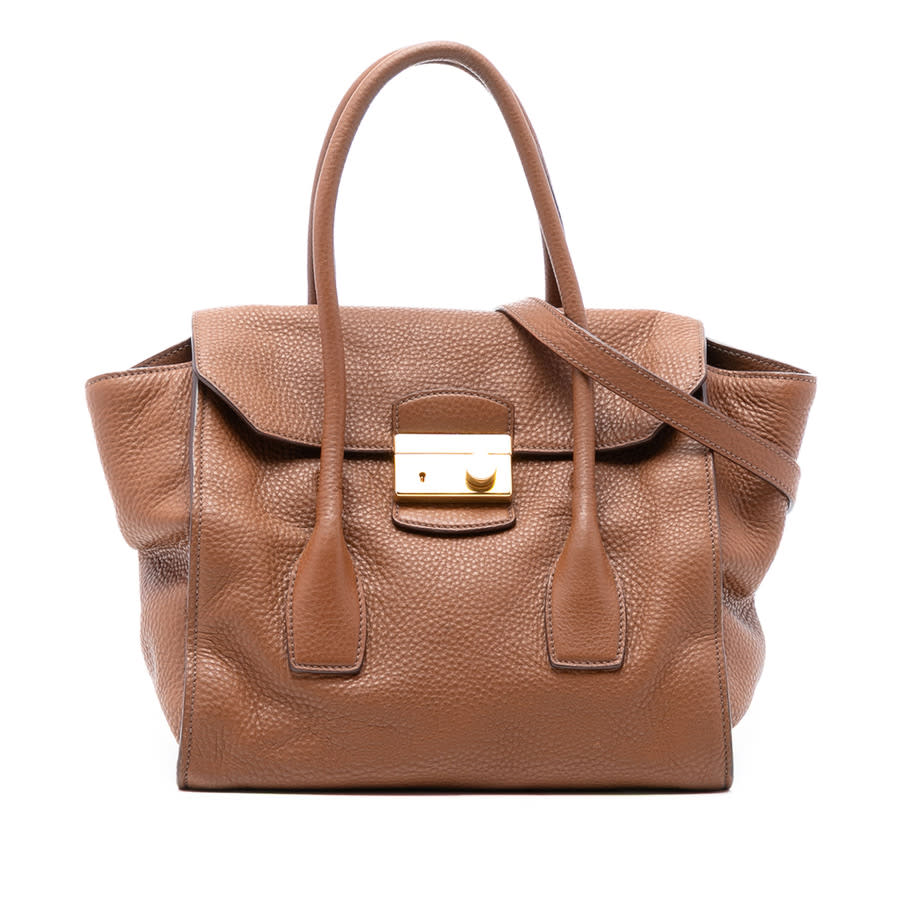 Pre-owned Vitello Daino Sound Lock Satchel IFDA4RS1KF7W7NID