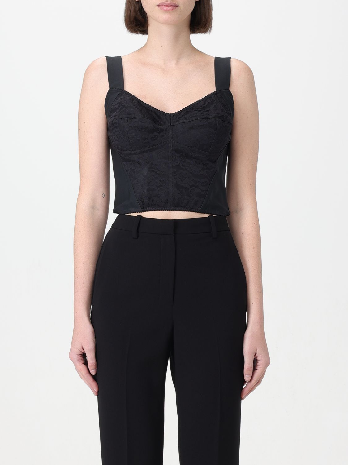 Top Woman color Black