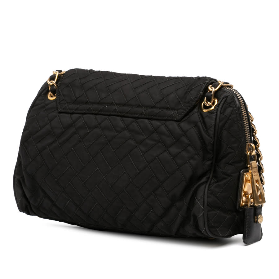 Pre-owned Impuntu Tessuto Chain Flap Shoulder Bag Ladies YQS0SDRW6EPC9C1Y