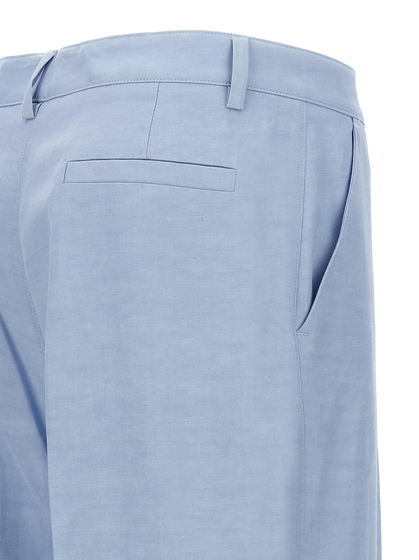 P. A.R. O.S. H.-Smart Pantaloni Celeste-Donna