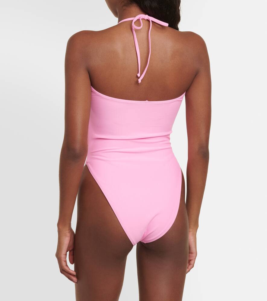 Rose cutout swimsuit