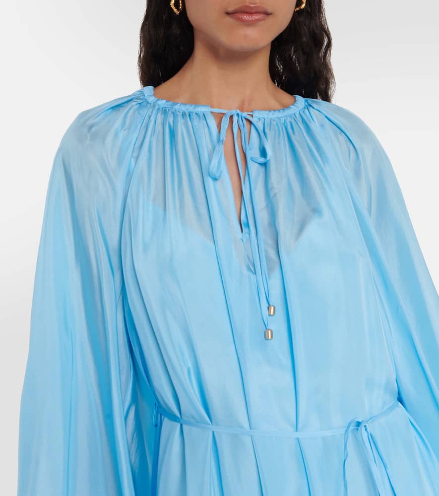 Zimmermann Halcyon cutout silk maxi dress