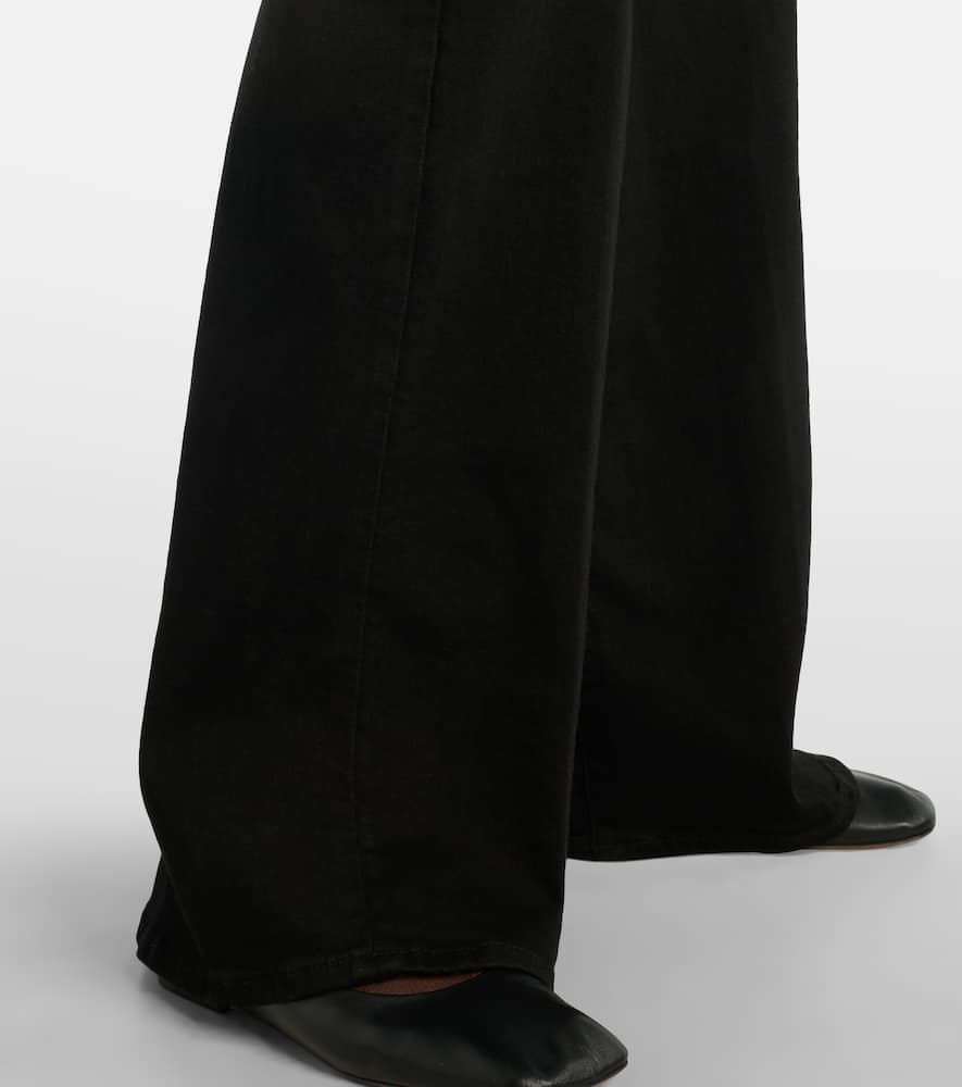 Lotta high-rise wide-leg jeans