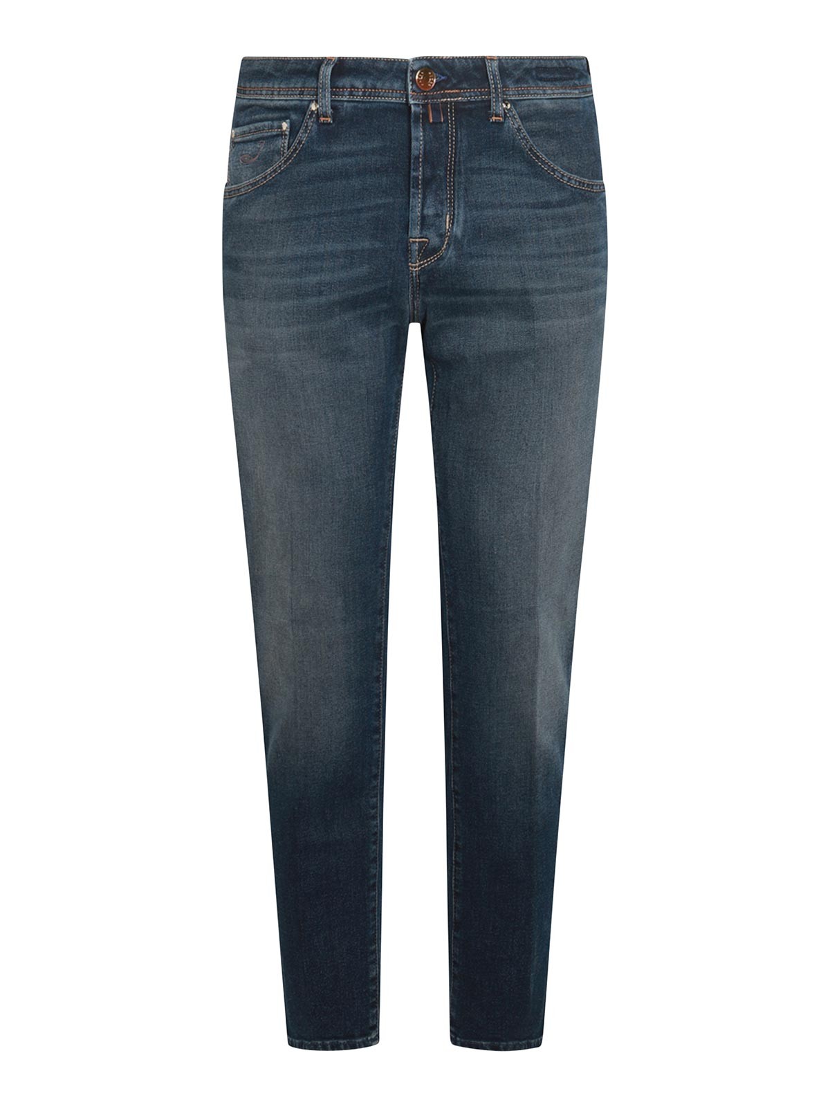 Blue Cotton Jeans