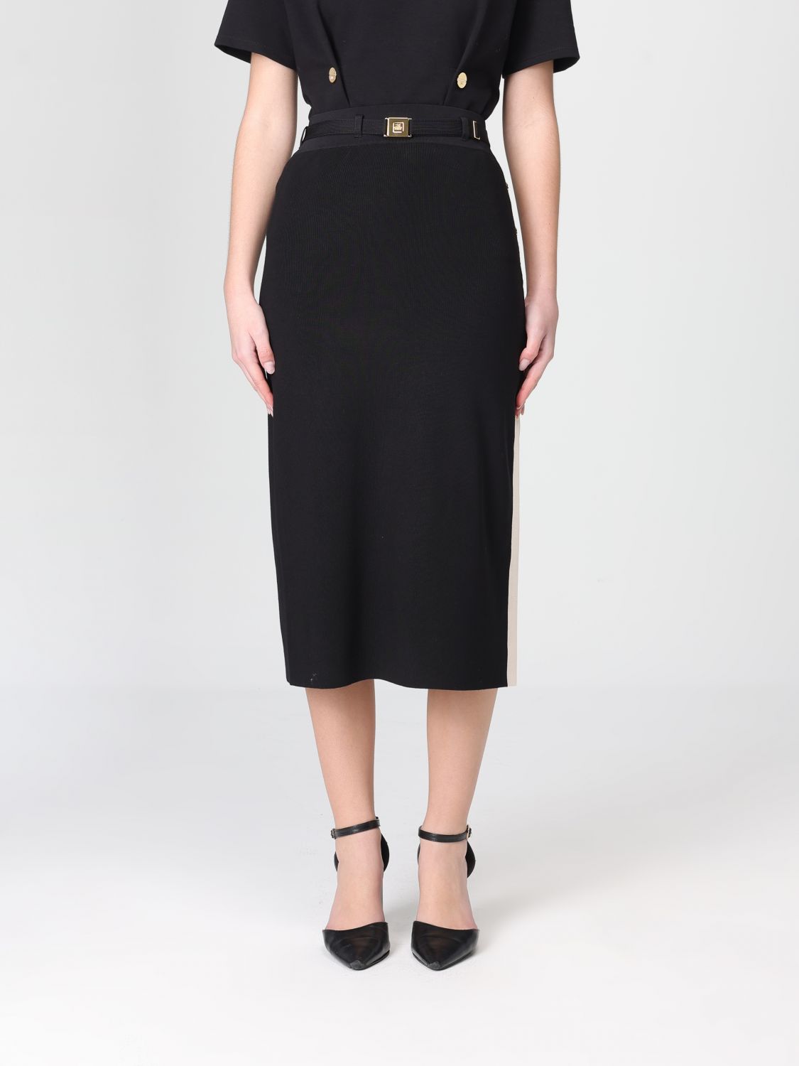 Skirt Woman color Black