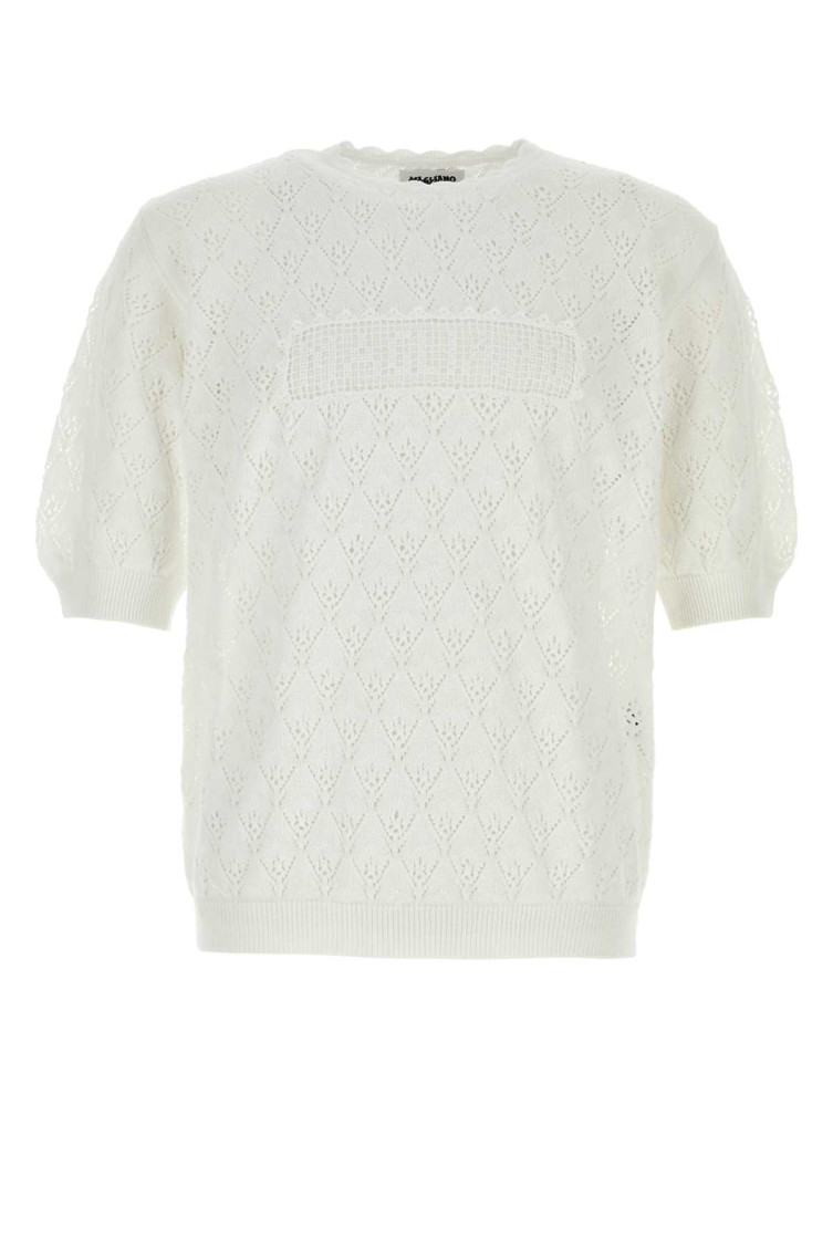Magliano - comunione crew neck textured knit t-shirt