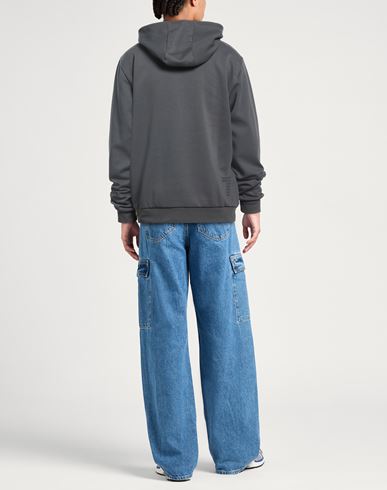 Man Sweatshirt Grey Size XXL Polyester, Cotton