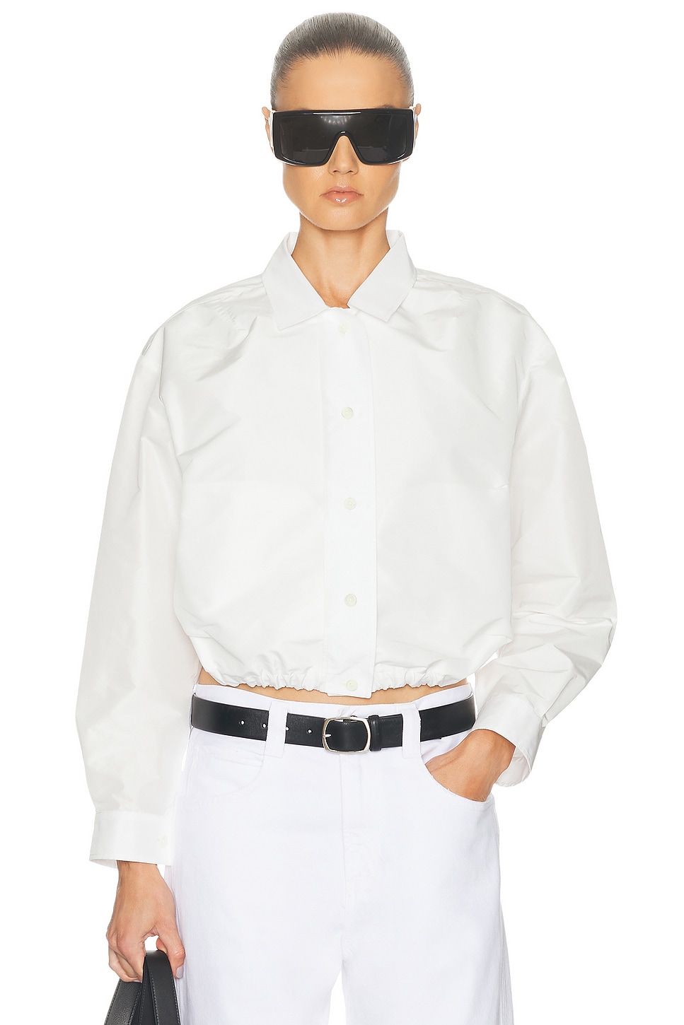 Jil Sander Tech Jacket in Optic White - White. 40 also