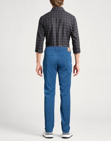 Man Pants Blue Size 30 Cotton, Lyocell, Elastane