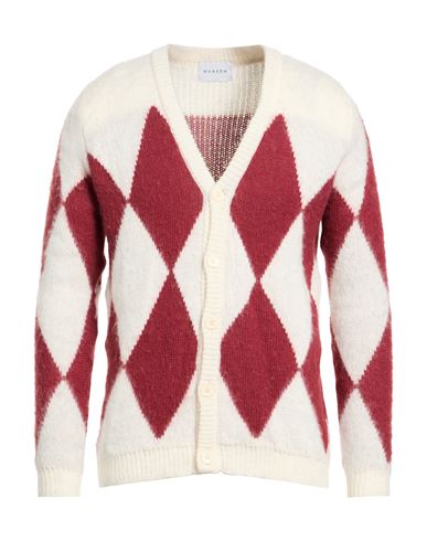 Marsēm Man Cardigan Ivory Size L Polyacrylic, Mohair wool, Polyamide, Polyester