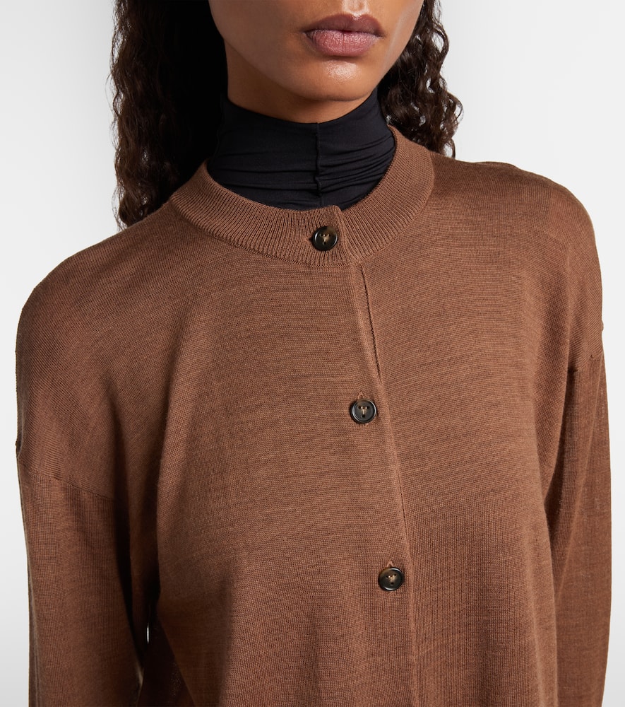 Virgin wool cardigan