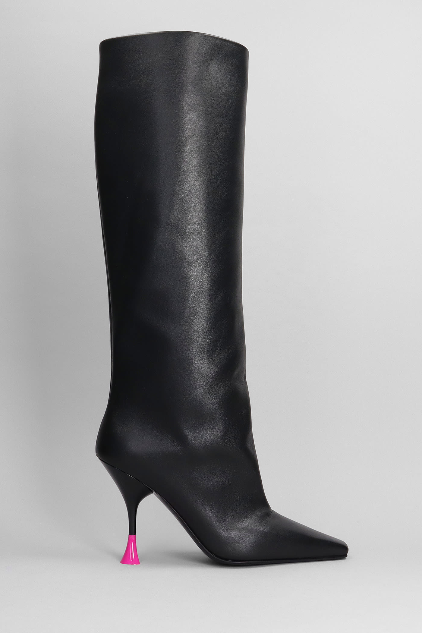 Agata 095 Boots In Black Leather