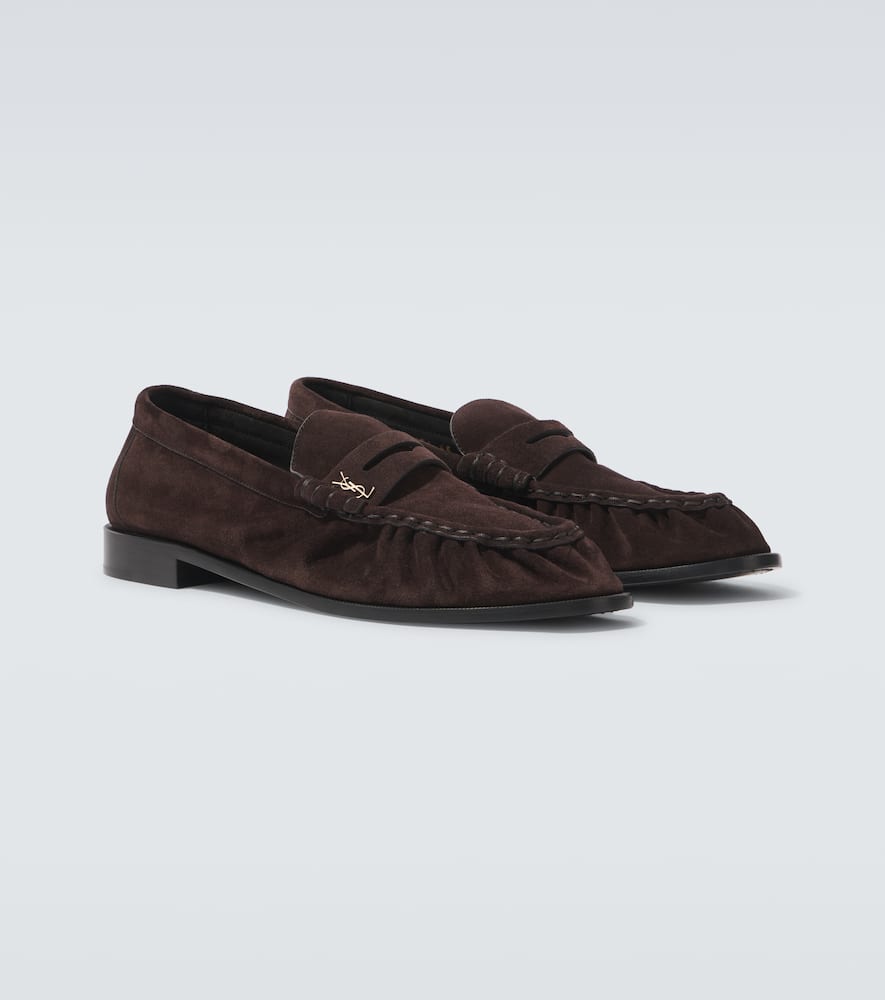 Le Loafer suede penny loafers