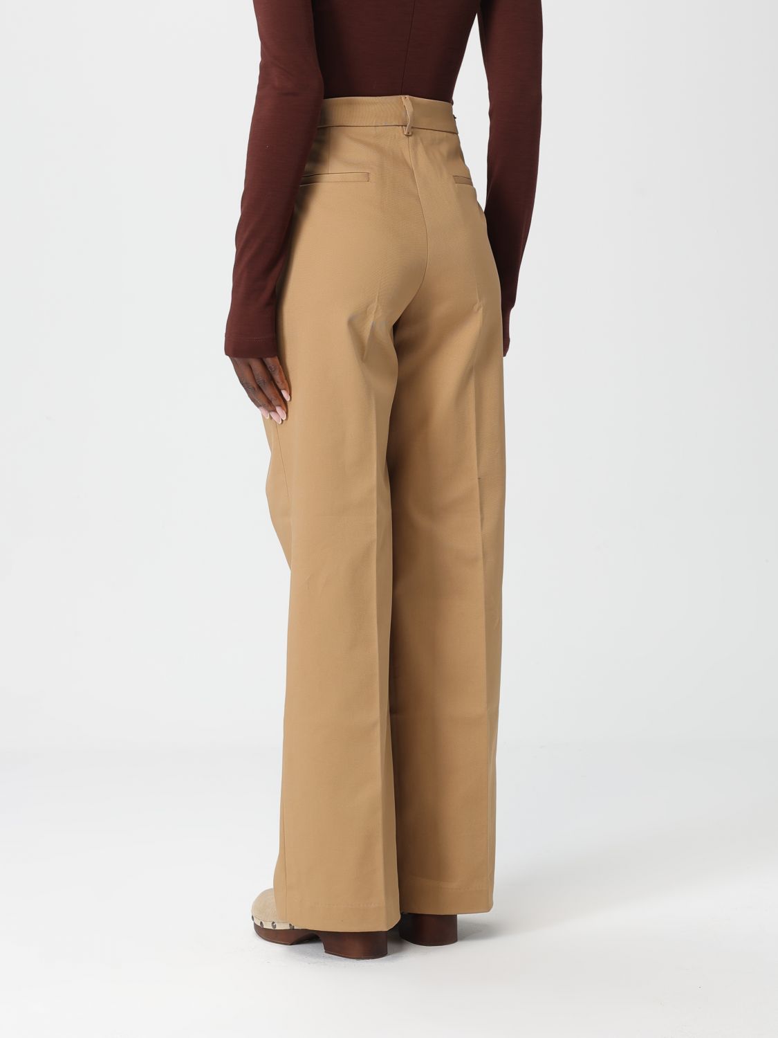 Pants Woman color Camel