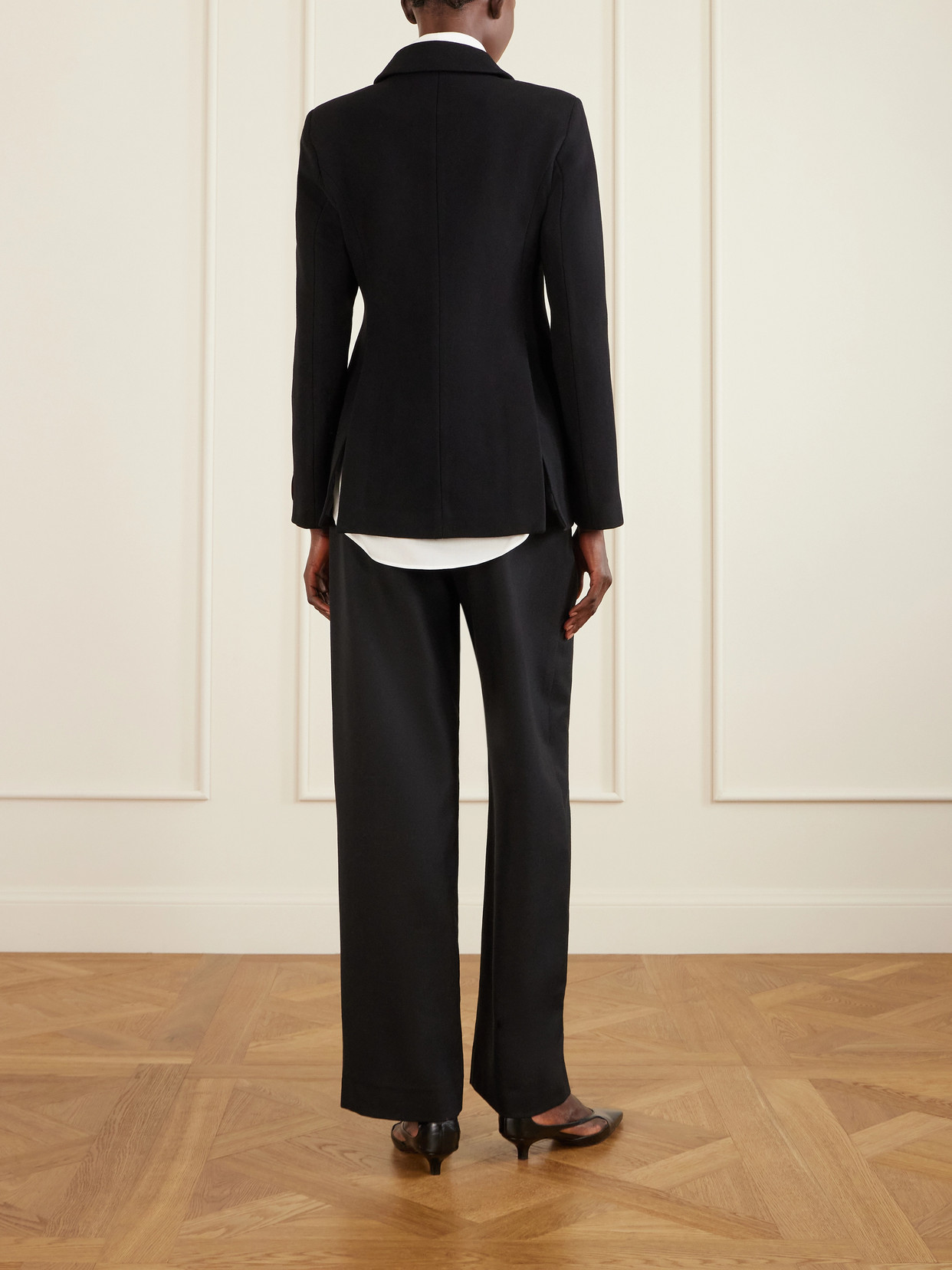 S. S. Daley - Marianne Double-breasted Wool-blend Jacket - Black