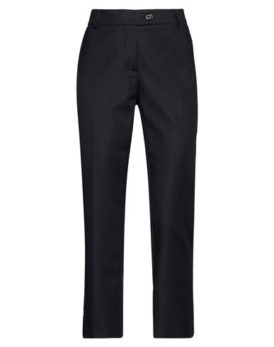 Woman Pants Black Size 2 Cotton, Polyamide, Elastane