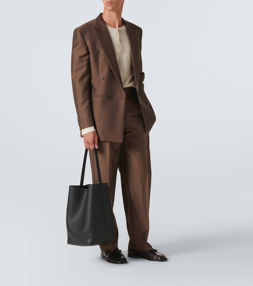 N/S Park Large leather tote bag