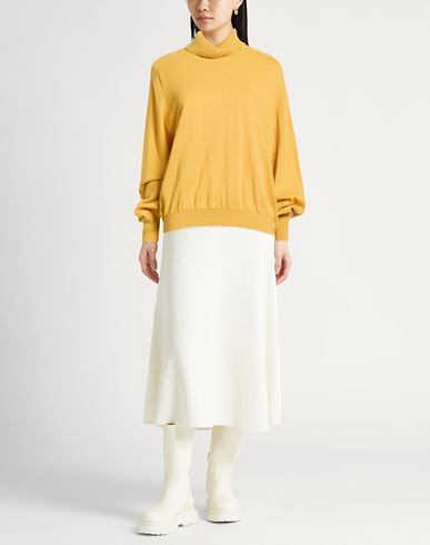 Woman Turtleneck Marigold Size 8 Cashmere