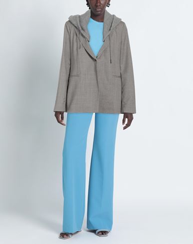 Woman Blazer Grey Size 14 Virgin Wool