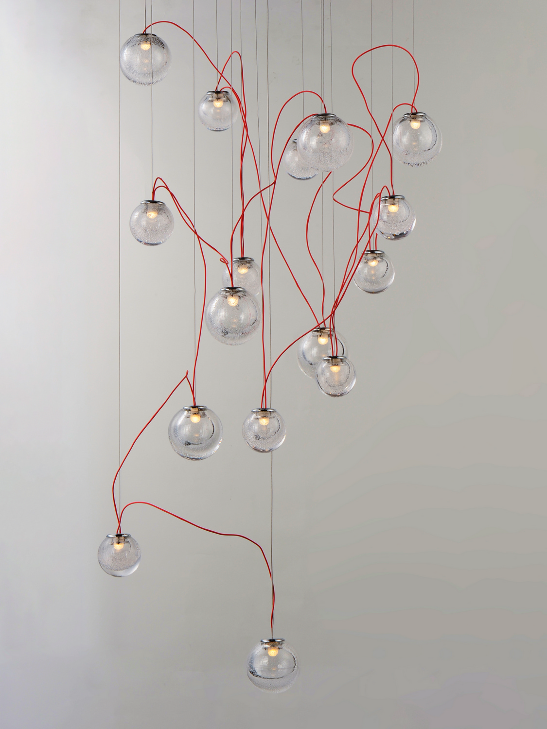 Polished Chrome LED Pendant from the Bobble Collection