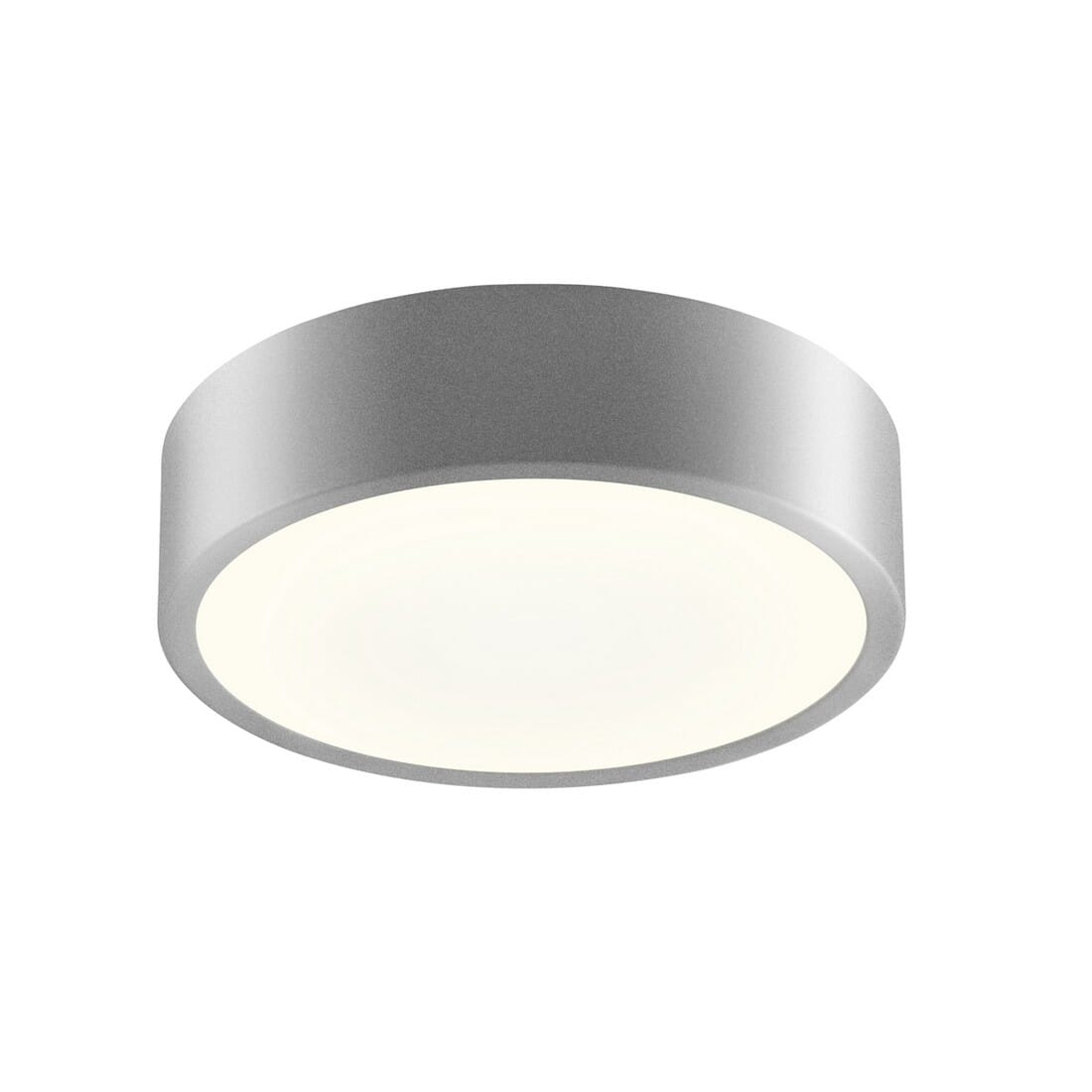 " LED Flush Mount in Bright Satin Aluminu