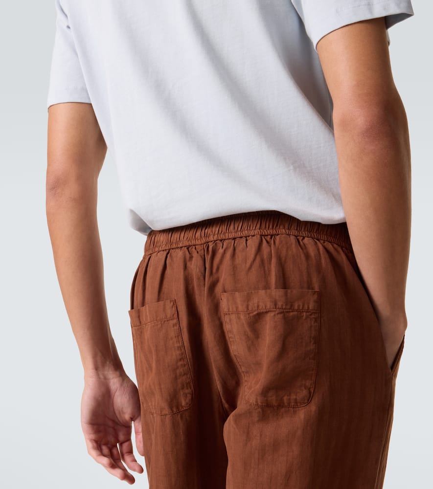 Mendes herringbone straight pants