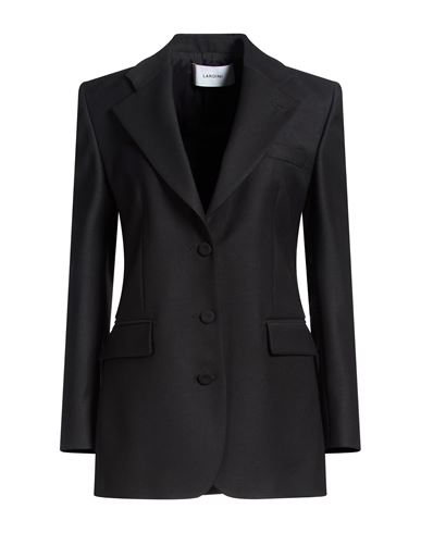 Woman Blazer Black Size 2 Wool