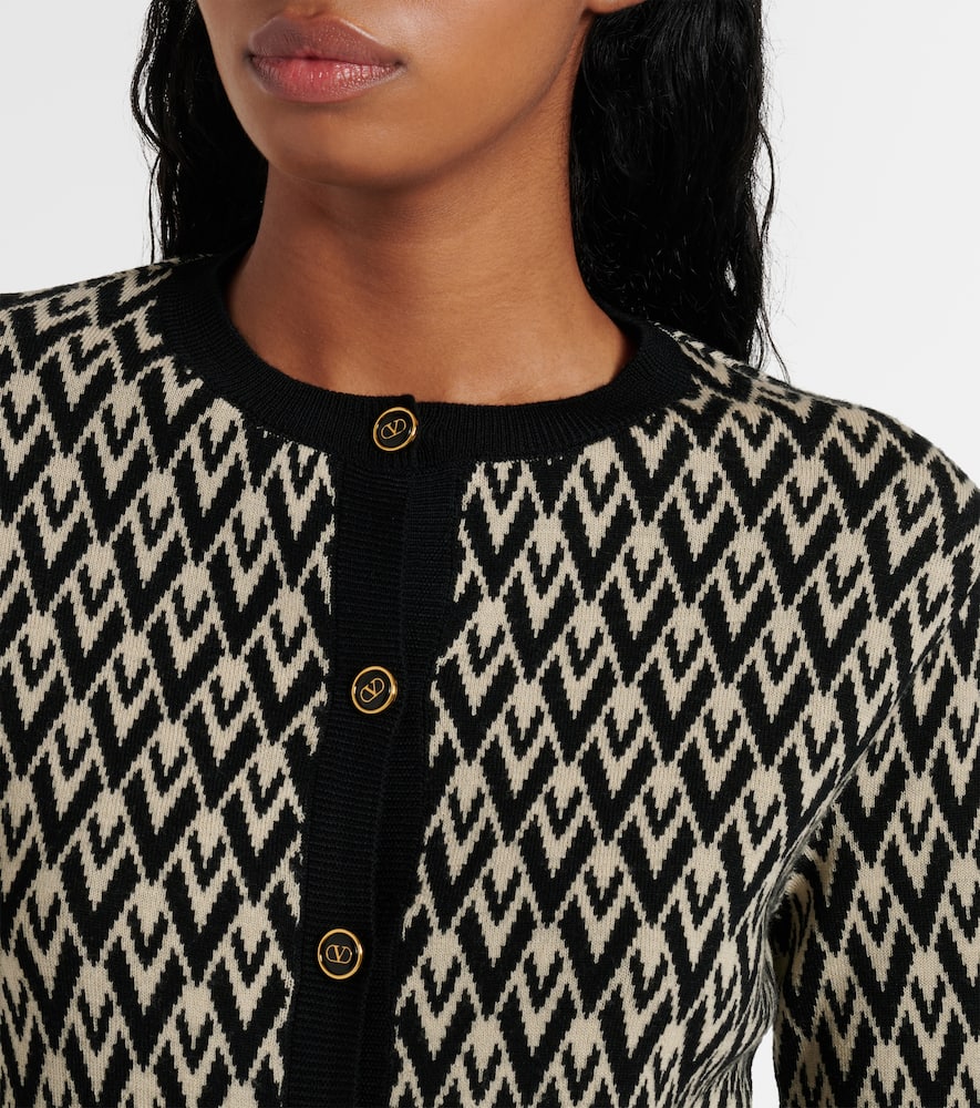 Toute La V virgin wool cardigan