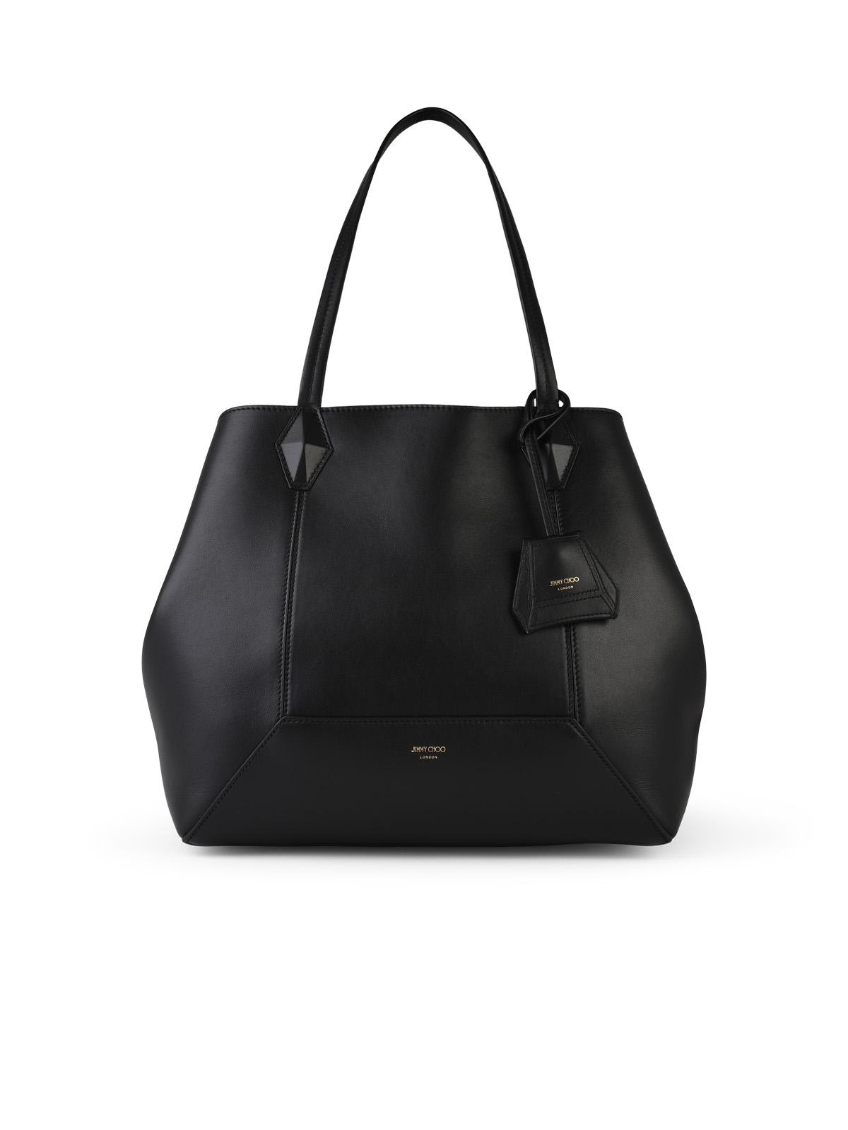 Diamond Black Leather Bag