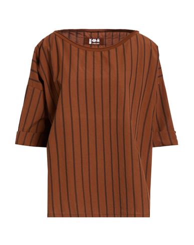 Labo. art Woman Top Tan Size 2 Cotton