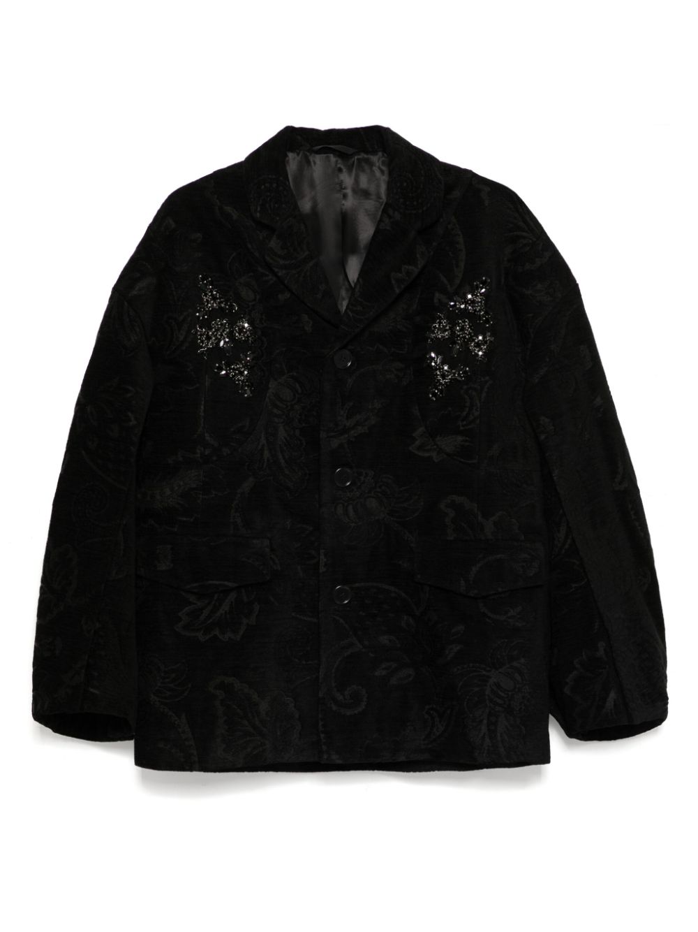 Embellished blazer - Black