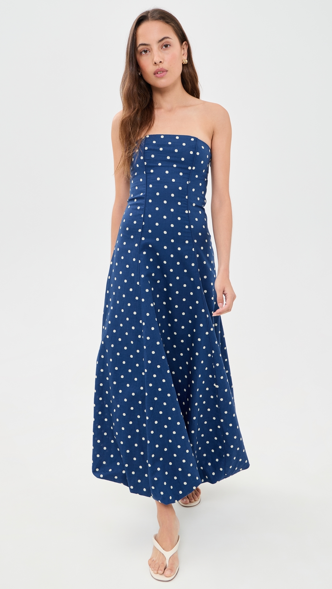 Lily Maxi Dress Navy Yellow