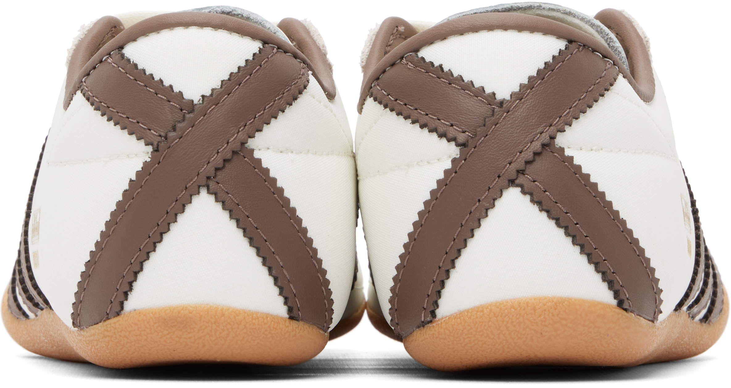 White & Brown Tokyo Sneakers