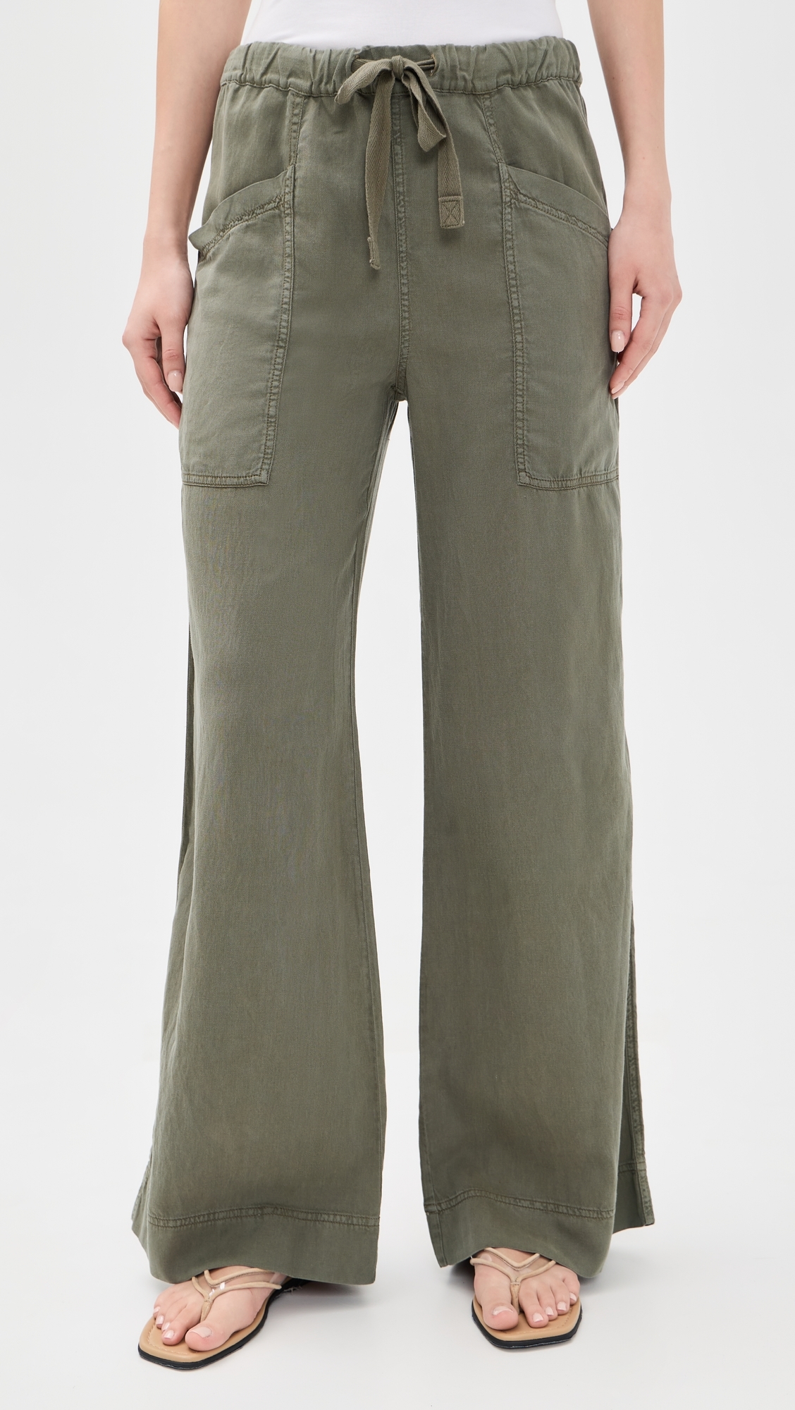 Topanga Drape Pants Thyme