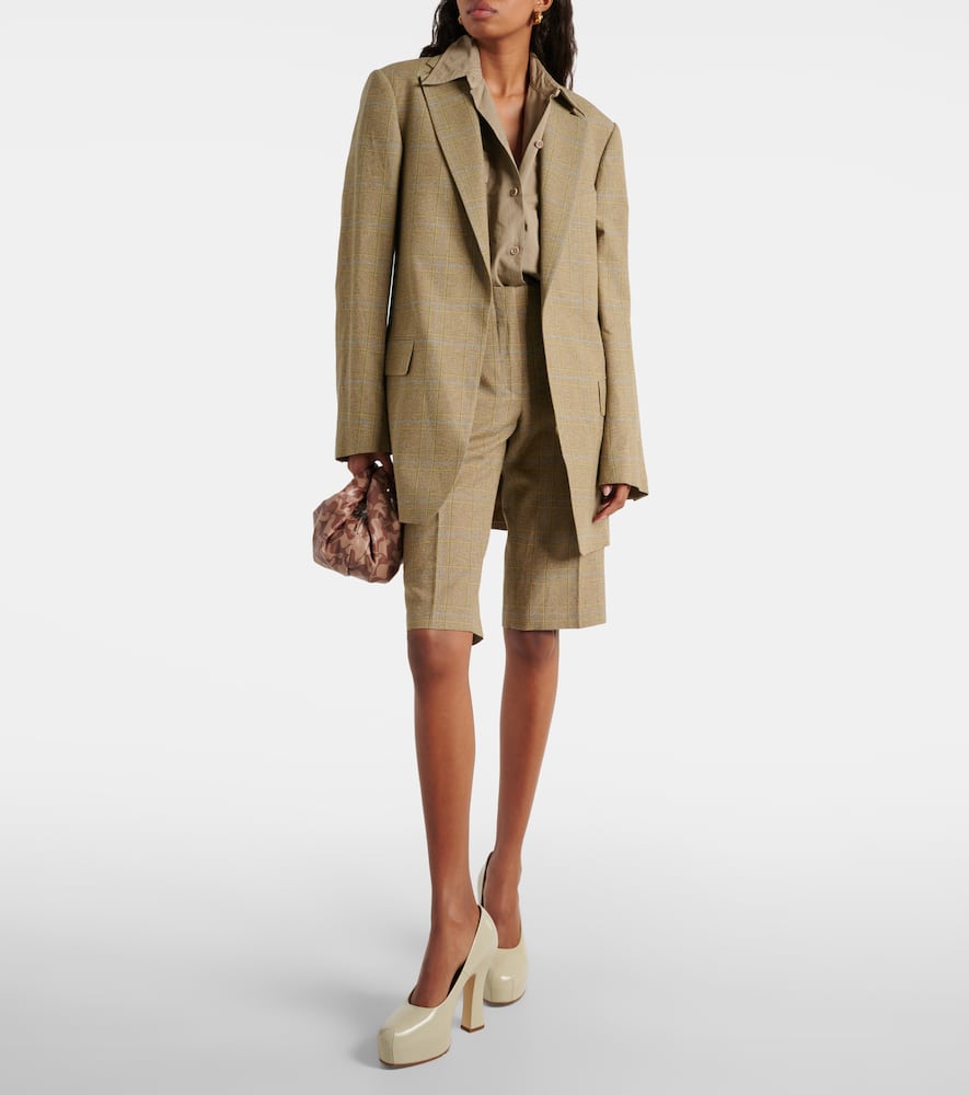 Dries Van Noten Printed silk satin shirt dress